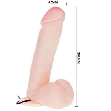 Dildo Realistico con Vibrazione e Telecomando, Silicone Premium
